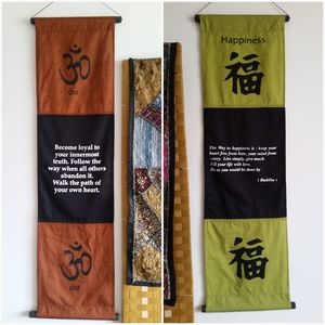 TWO Hanging Scrolls